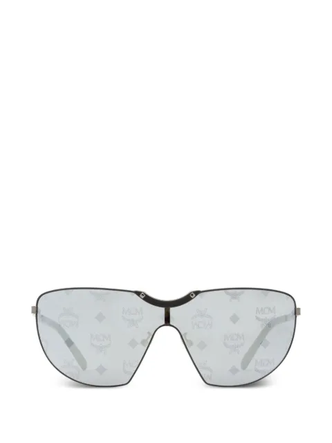 MCM Monogram-print shield-frame sunglasses