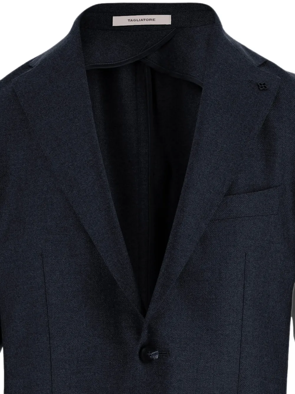 Tagliatore Blazer met enkele rij knopen Blauw