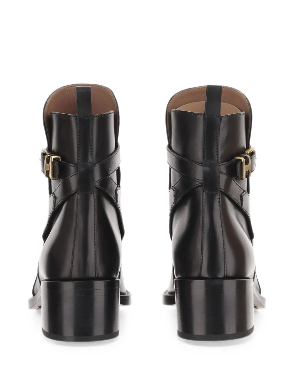 Sartore buckle-strap ankle boots Zwart