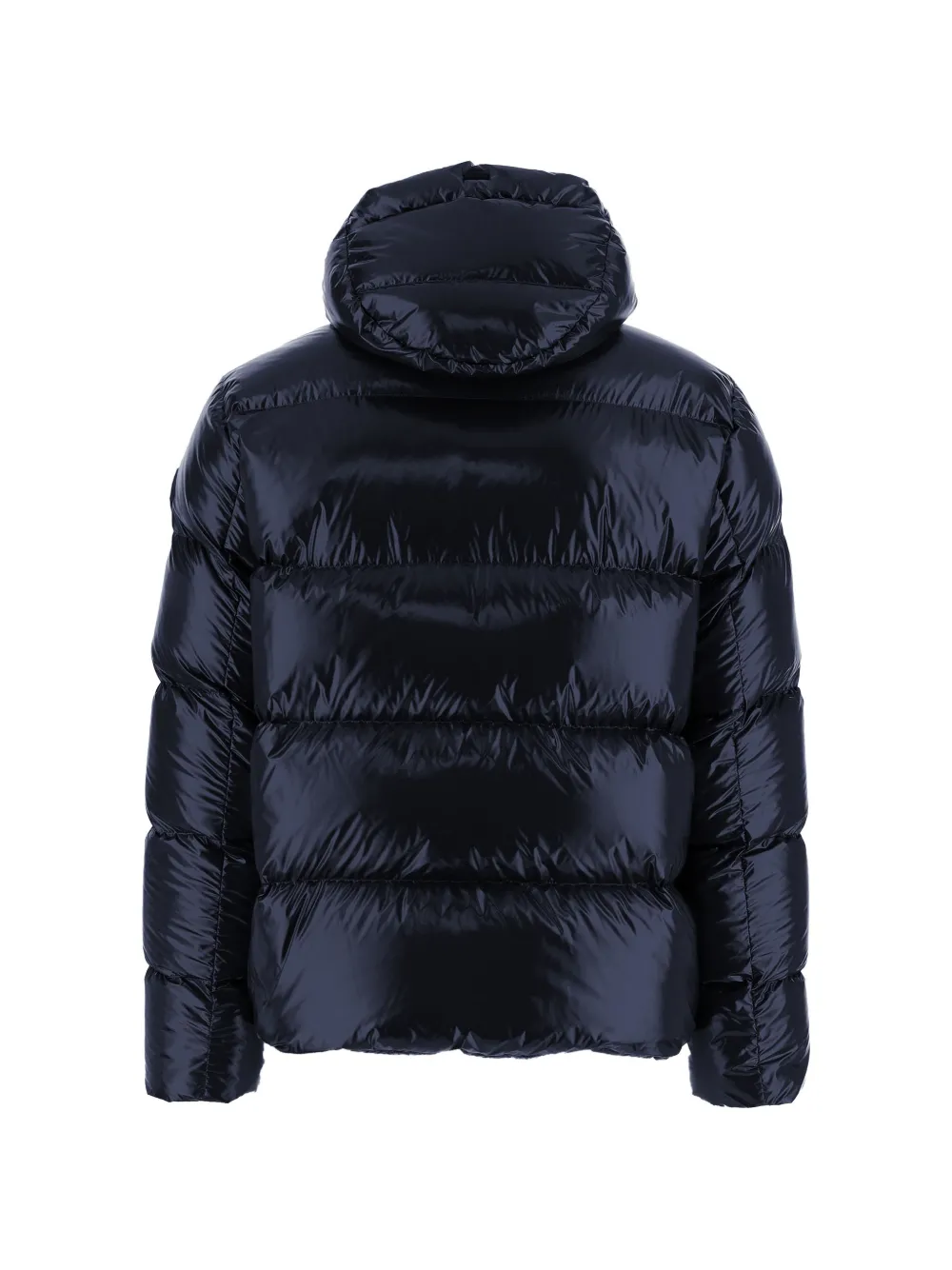 Herno Gevoerd donsjack met capuchon Blauw