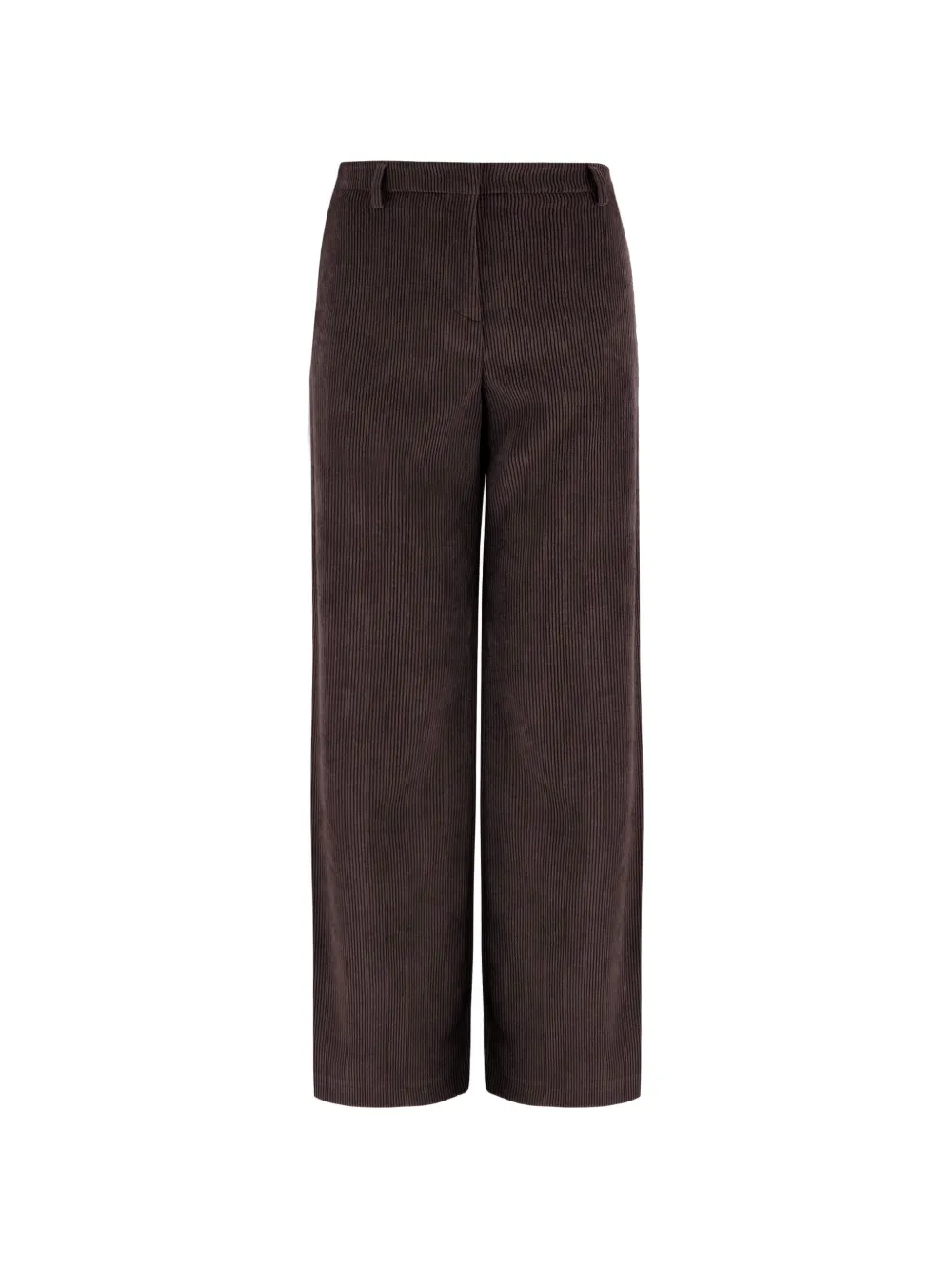 F.It corduroy wide-leg trousers - Marrone