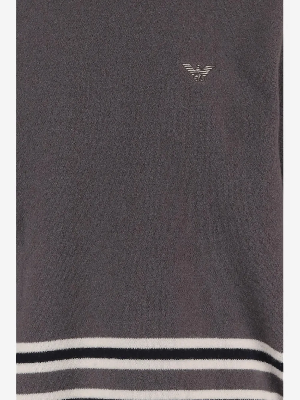Emporio Armani Hoodie met logoplakkaat Grijs