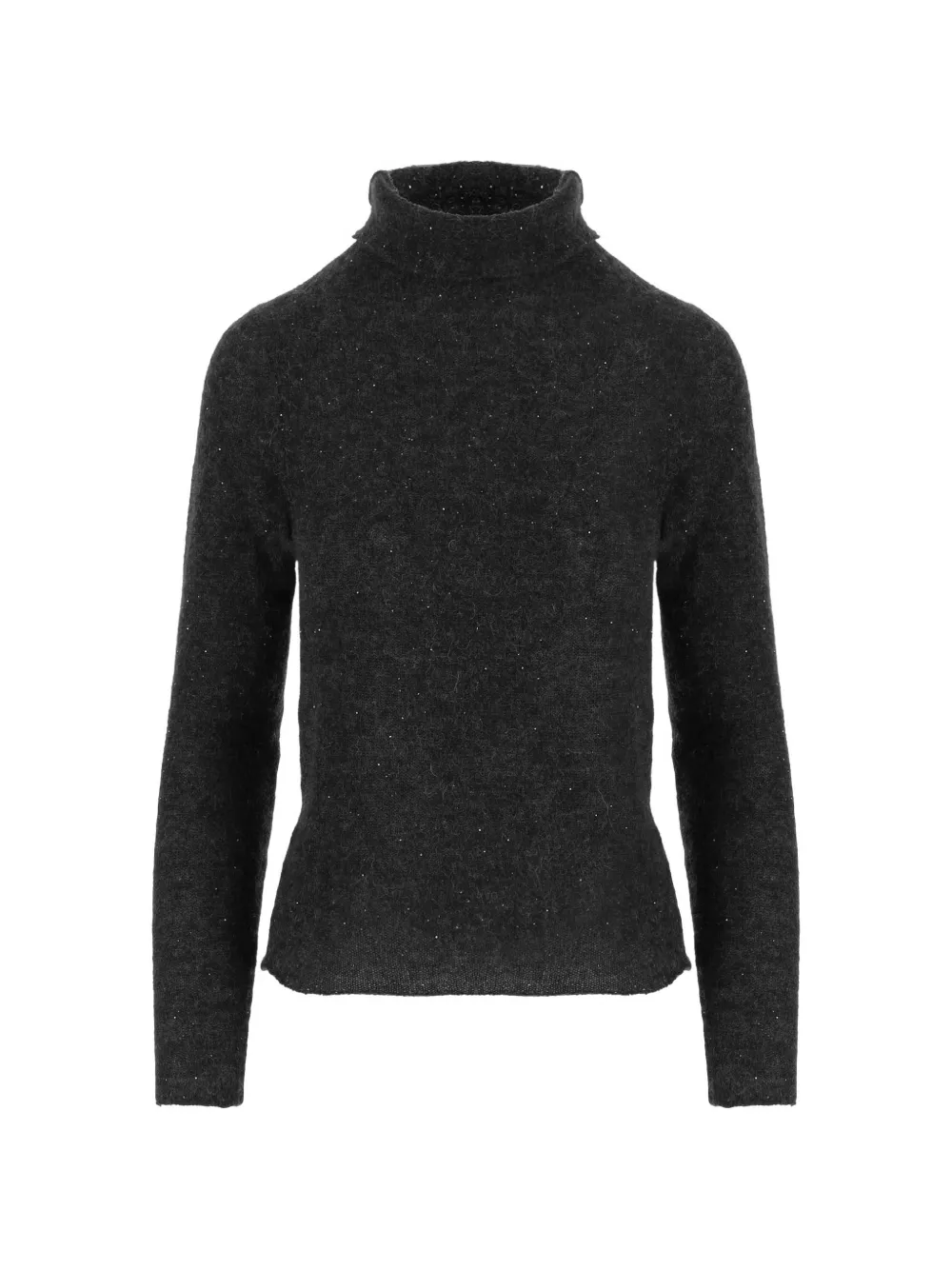 Bruno Manetti sequin-embellished turtleneck sweater - Grau