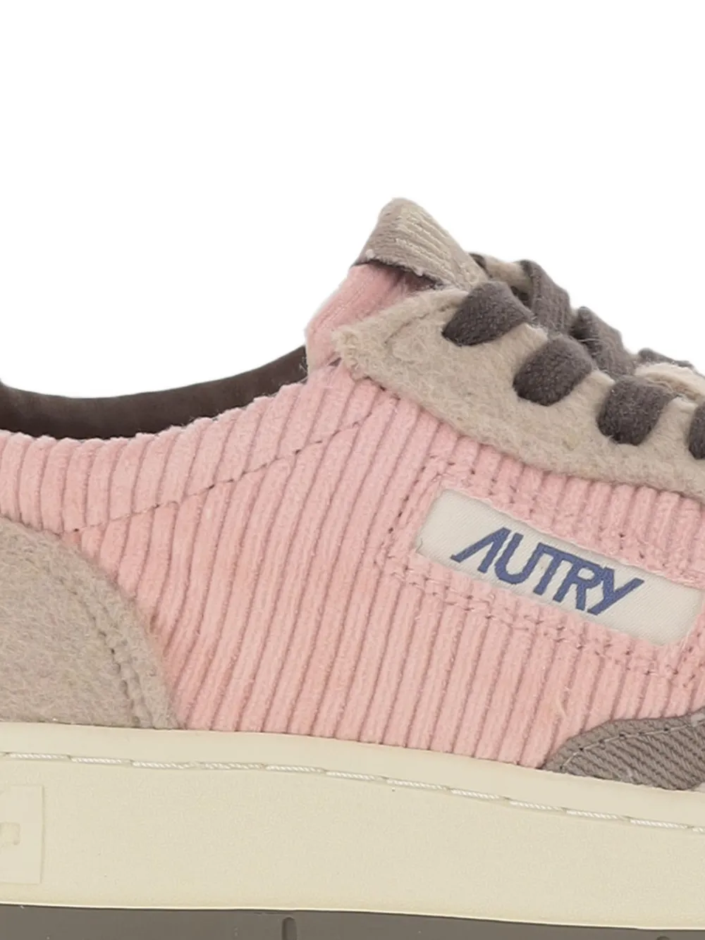 Autry corduroy panelled sneakers Roze