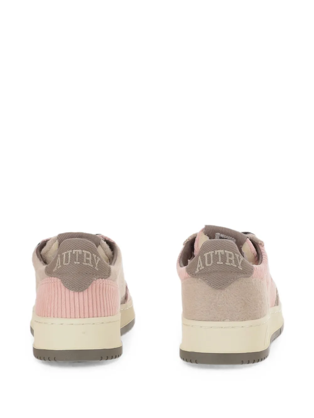 Autry corduroy panelled sneakers Roze
