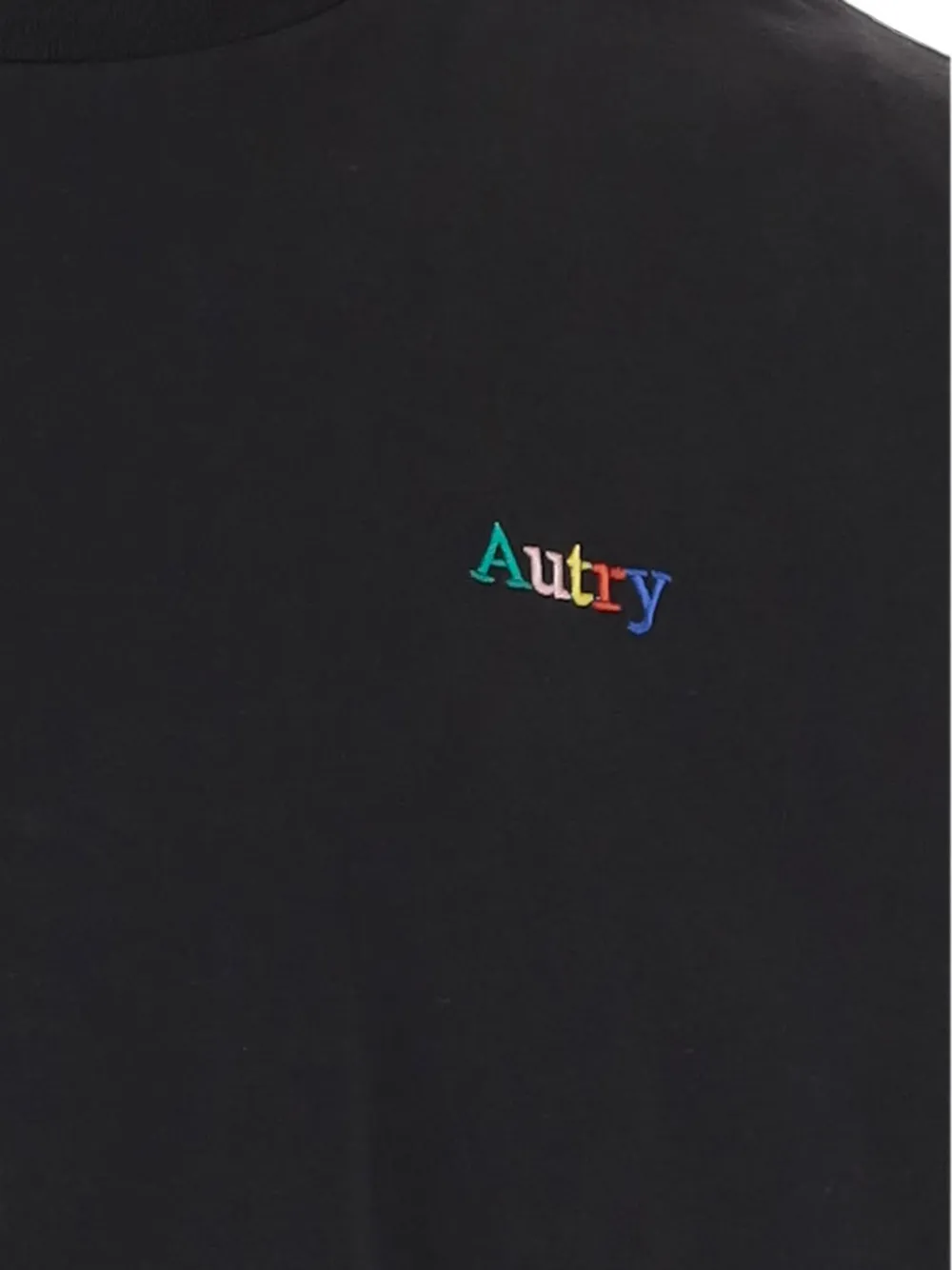 Autry T-shirt met veelkleurig logo Zwart