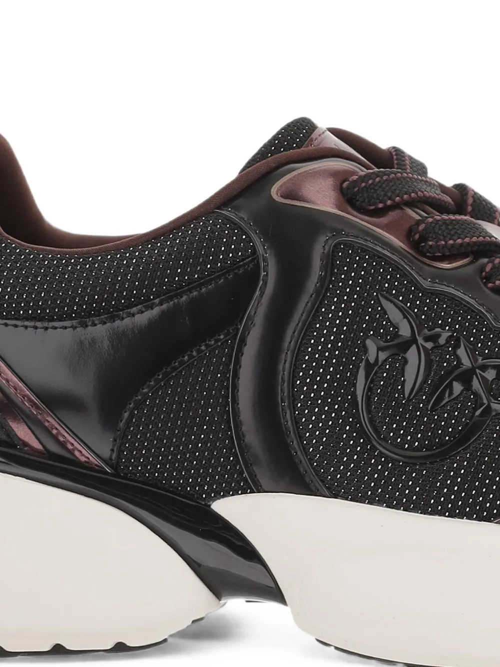 PINKO Love Birds chunky sneakers Zwart
