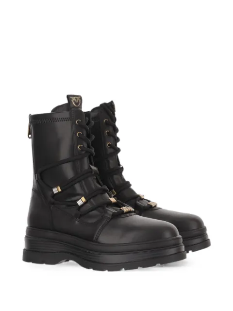 PINKO lace-up platform ankle boots