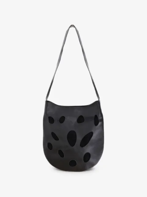 Niccolò Pasqualetti cut-out leather shoulder bag