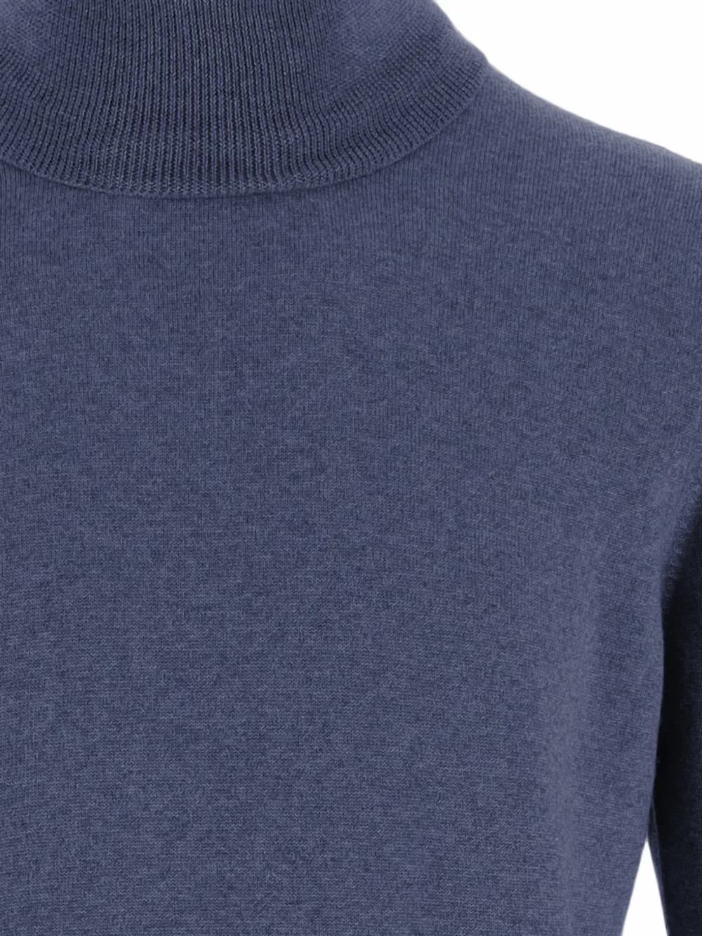 Tagliatore Miles wollen trui met hoge hals Blauw