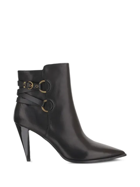 PINKO Spitze Stiefeletten mit Schnallenverschluss
