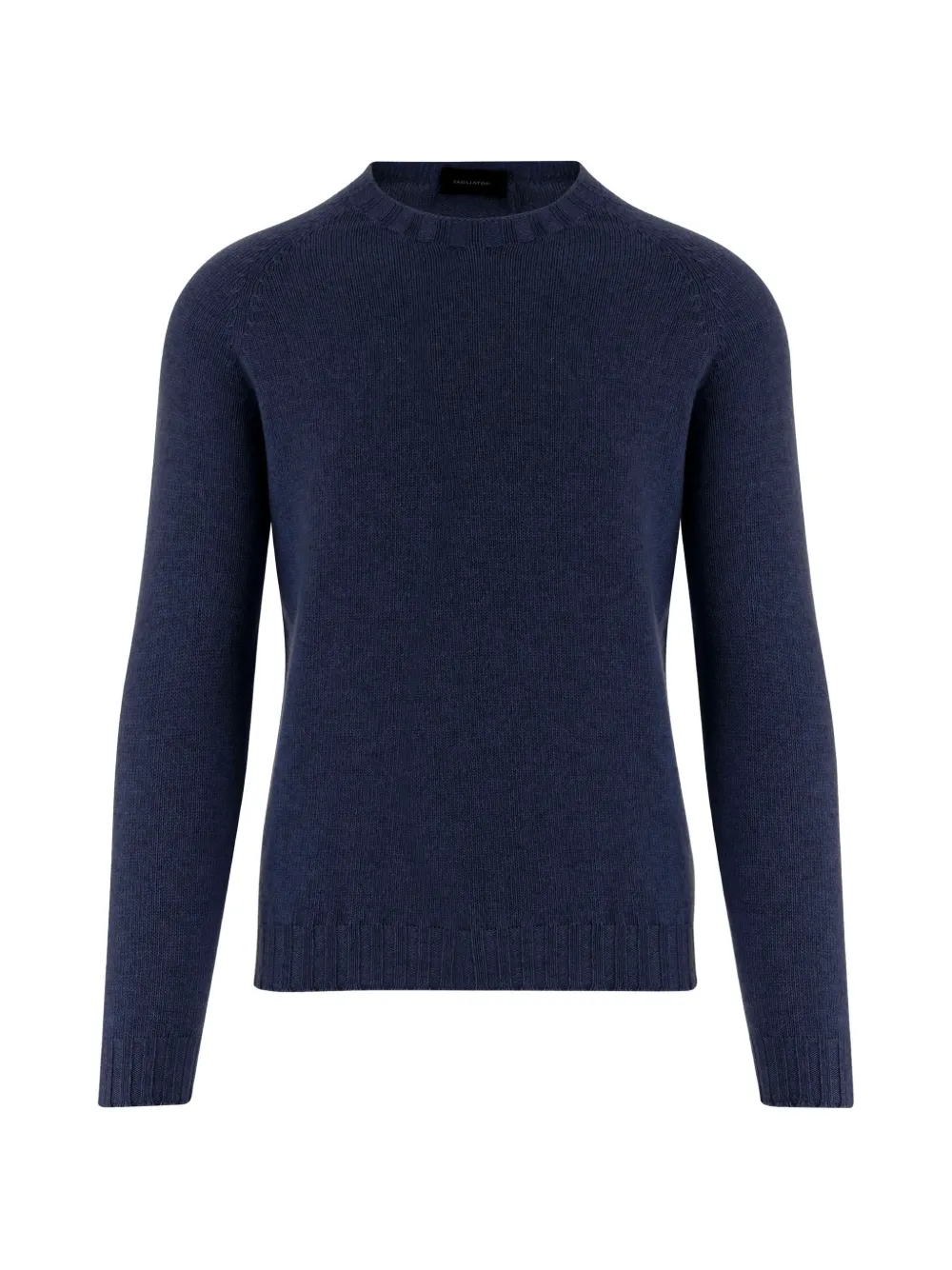 Tagliatore crew-neck raglan-sleeve sweater - Blau