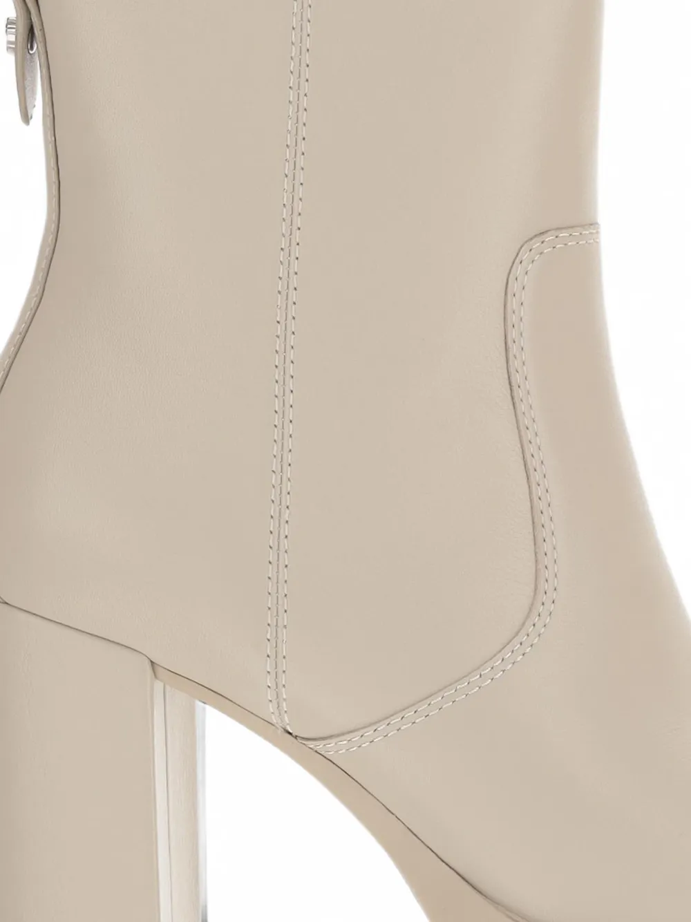 PINKO platform ankle boots Beige