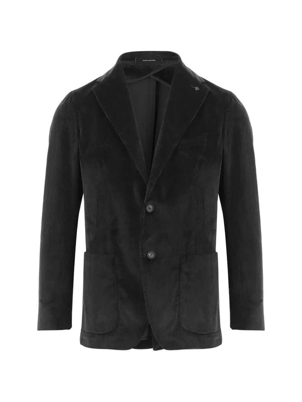Tagliatore single-breasted corduroy blazer - Nero