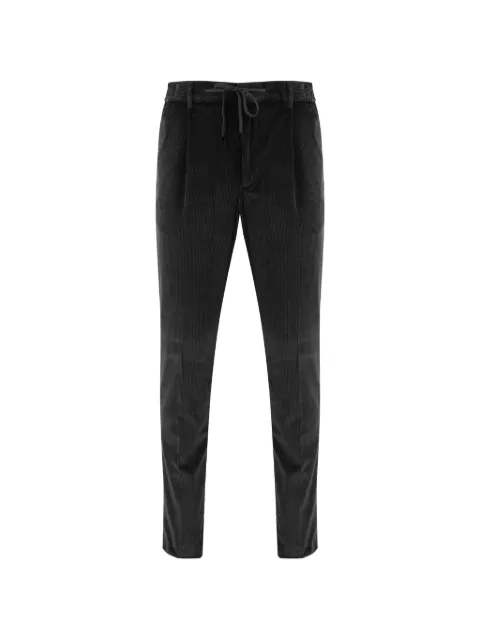 Tagliatore drawstring-waist corduroy trousers