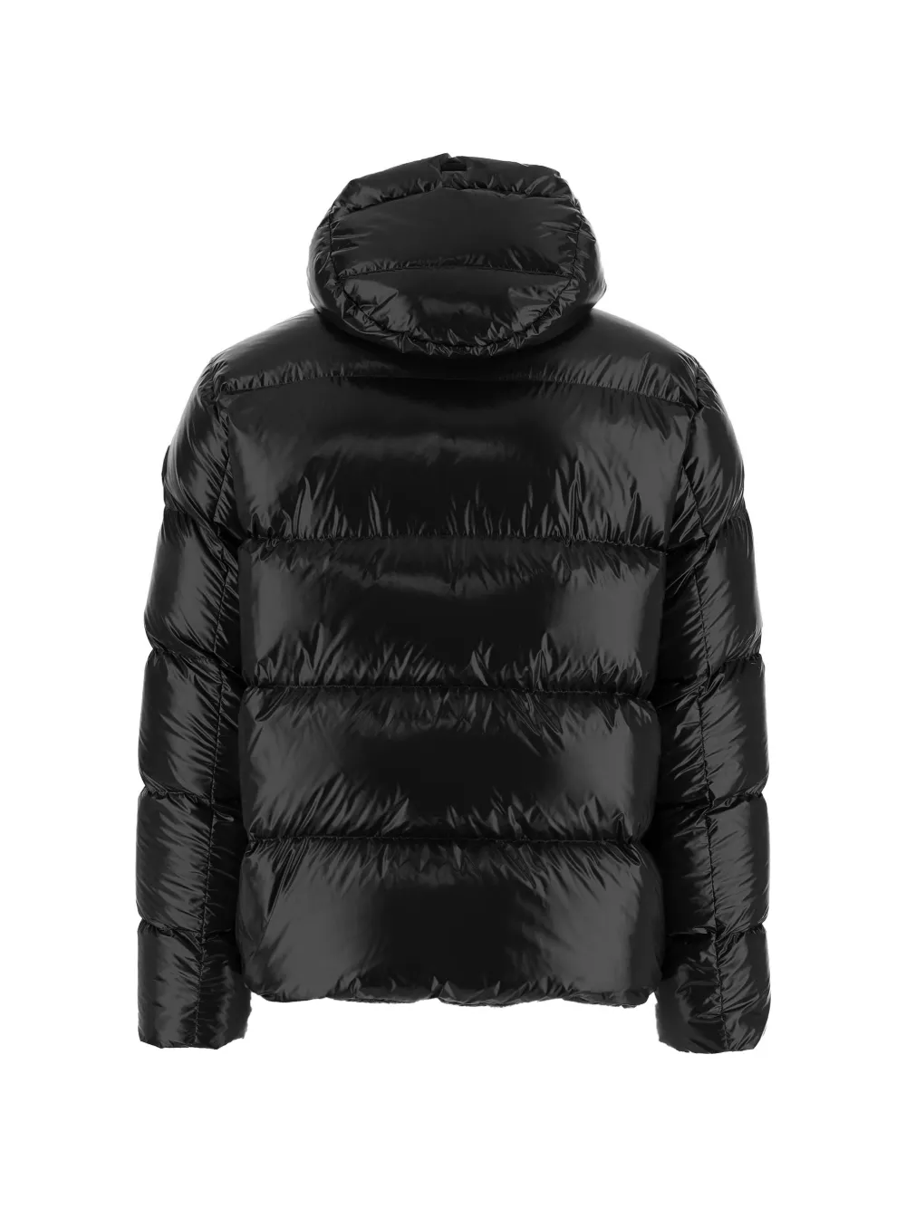 Herno Gevoerd donsjack met capuchon Zwart