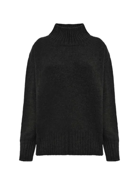 Malo pull en maille côtelée à col roulé