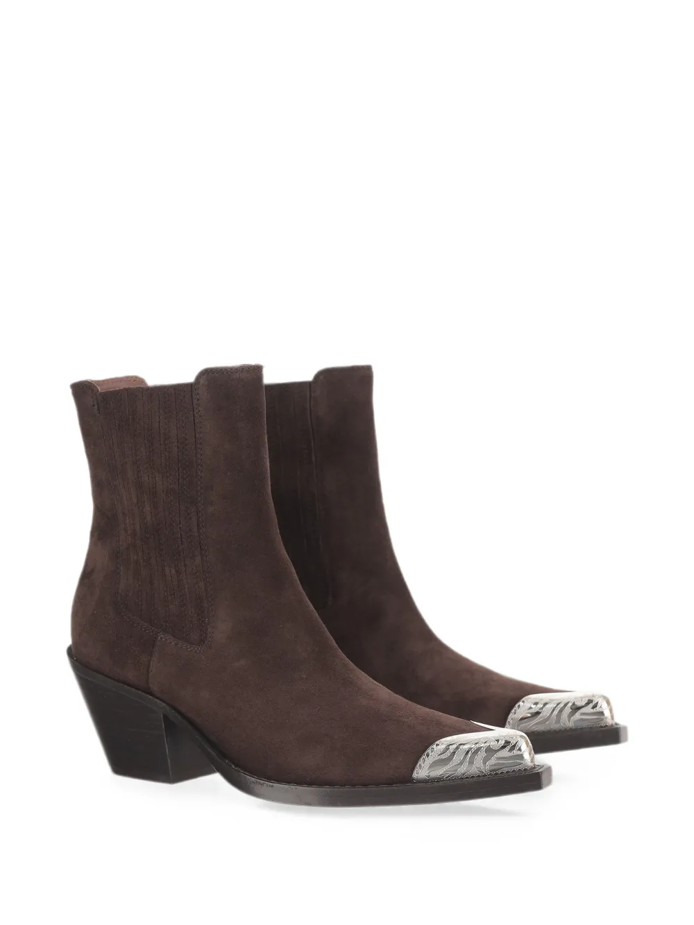 Paris Texas Dallas cap-toe ankle boots Bruin