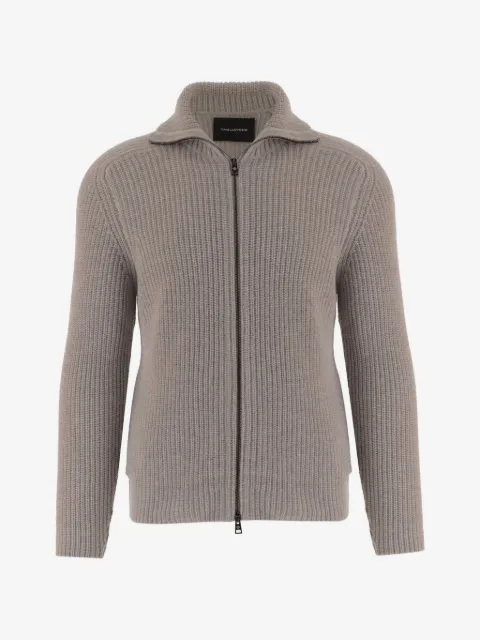 Tagliatore jersey de canalé con cremallera