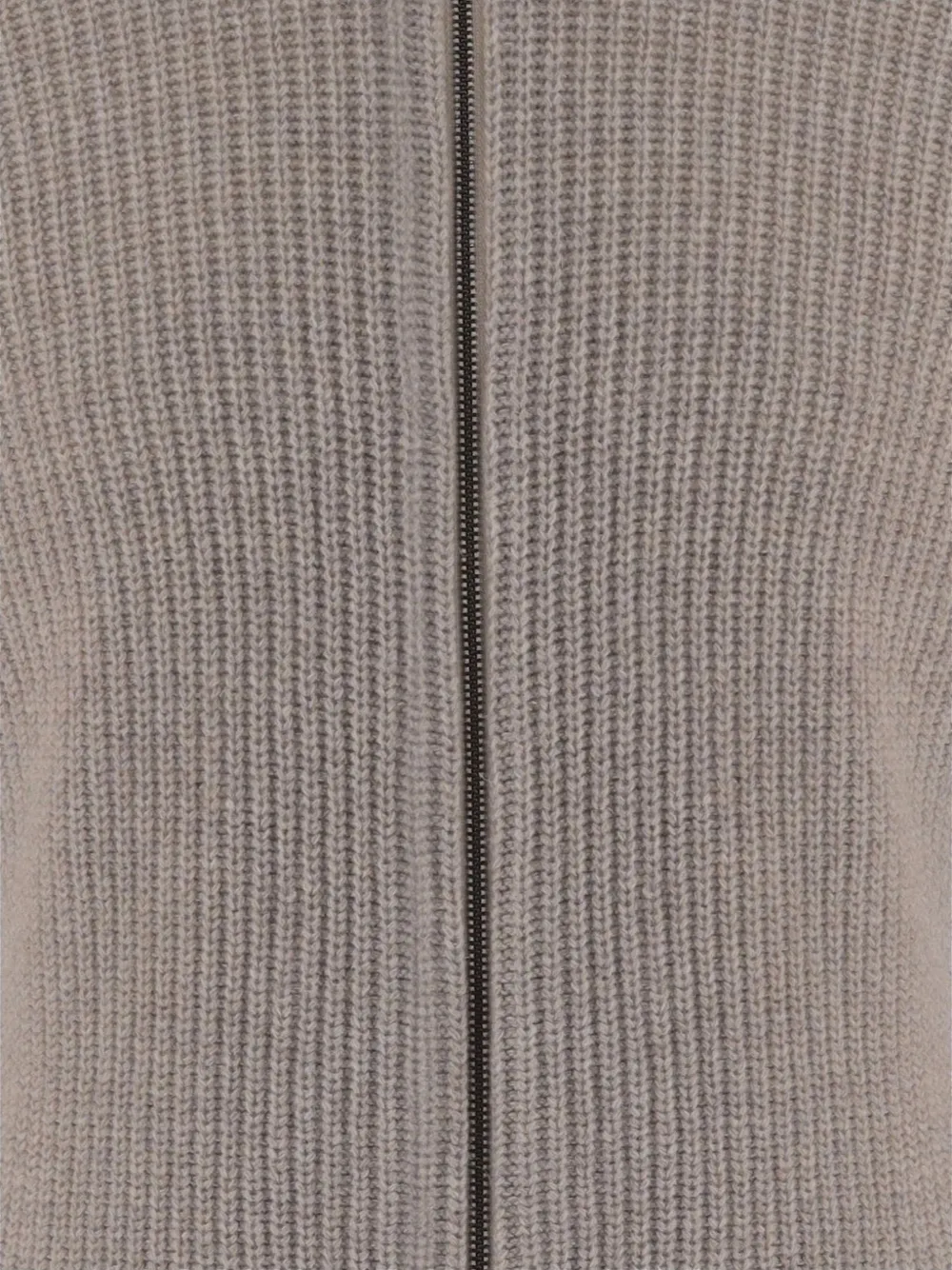 Tagliatore Ribgebreide trui Beige