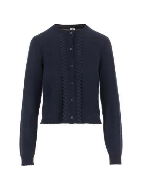The Garment Bergen scalloped-trim cardigan