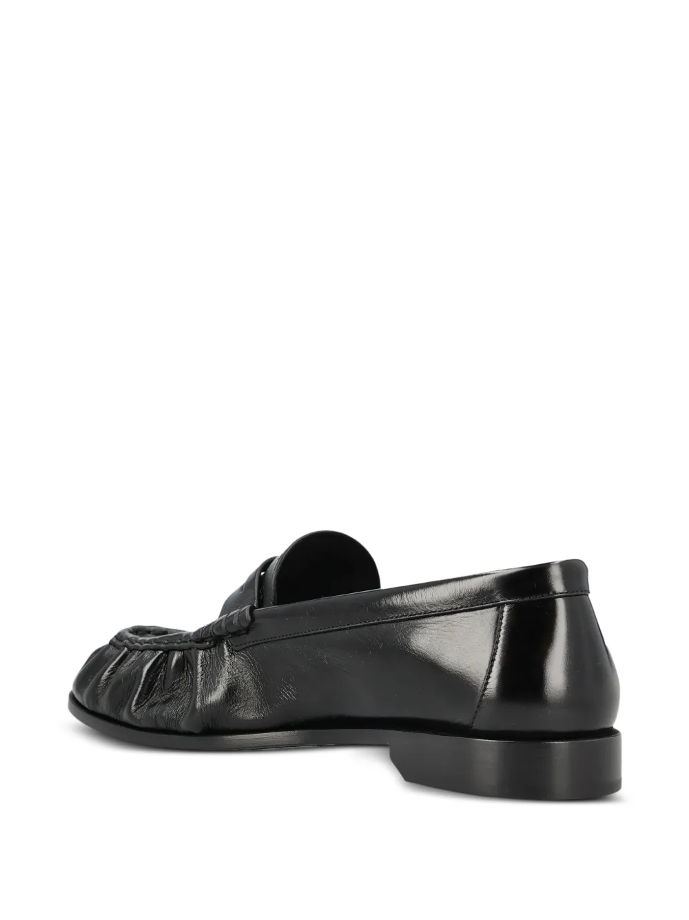Saint Laurent Le Loafer soepel van glad leer Zwart