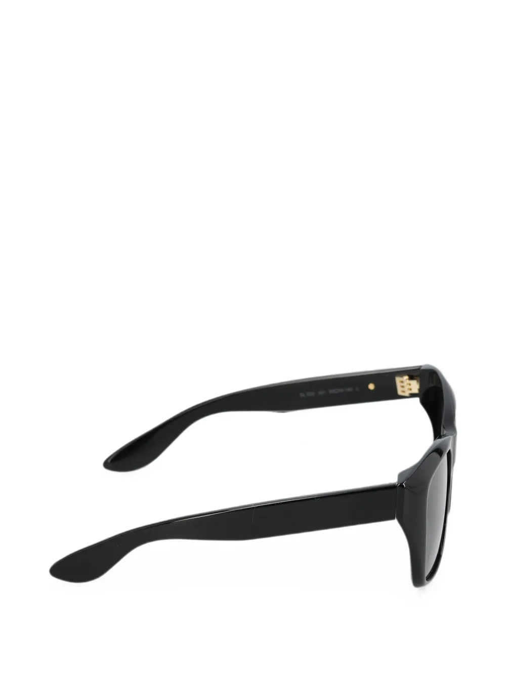 Saint Laurent Eyewear Zonnebril met vierkant montuur Zwart