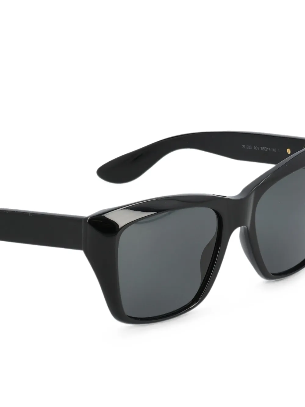 Saint Laurent Eyewear Zonnebril met vierkant montuur Zwart