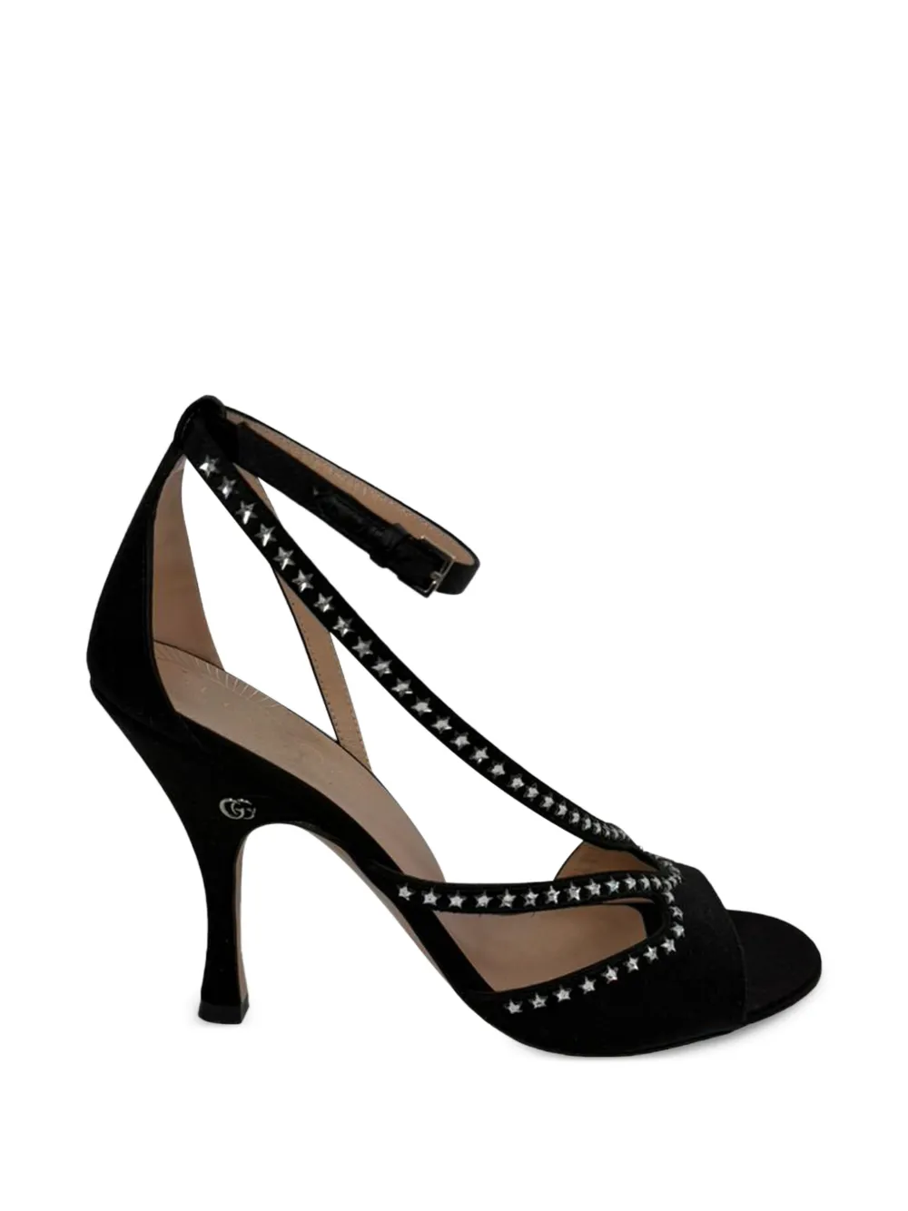 Gucci Pre-Owned star-embellished GG sandals - Schwarz