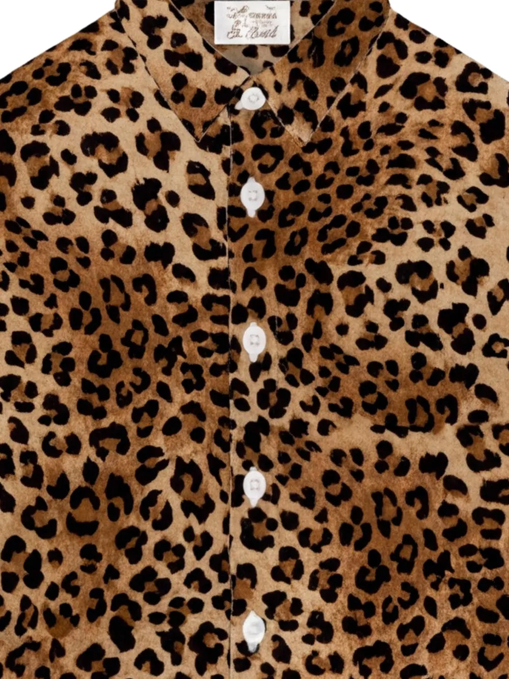 MC2 Saint Barth Brigitte blouse met luipaardprint Bruin