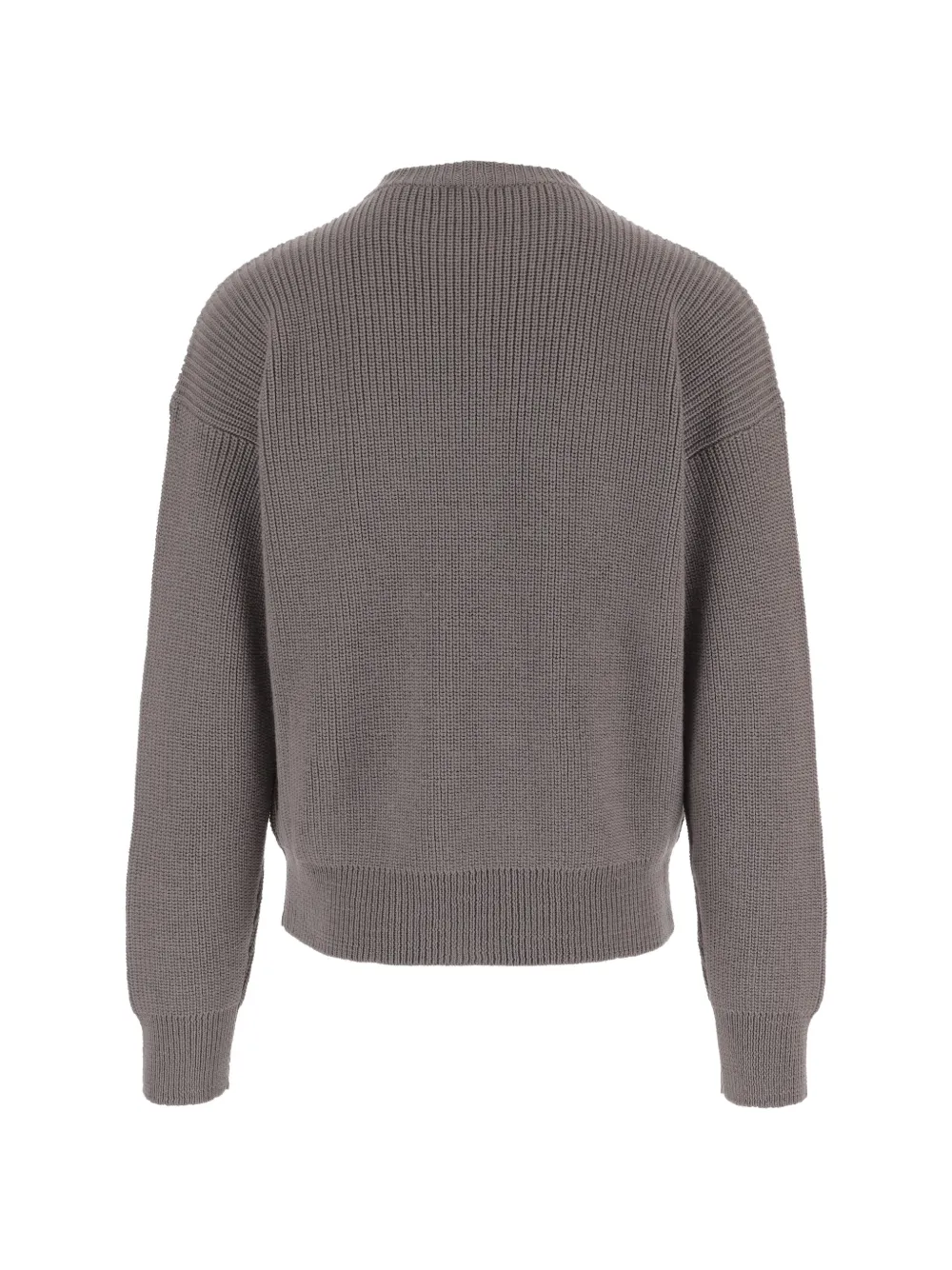 Giorgio Armani Ribgebreide trui Grijs