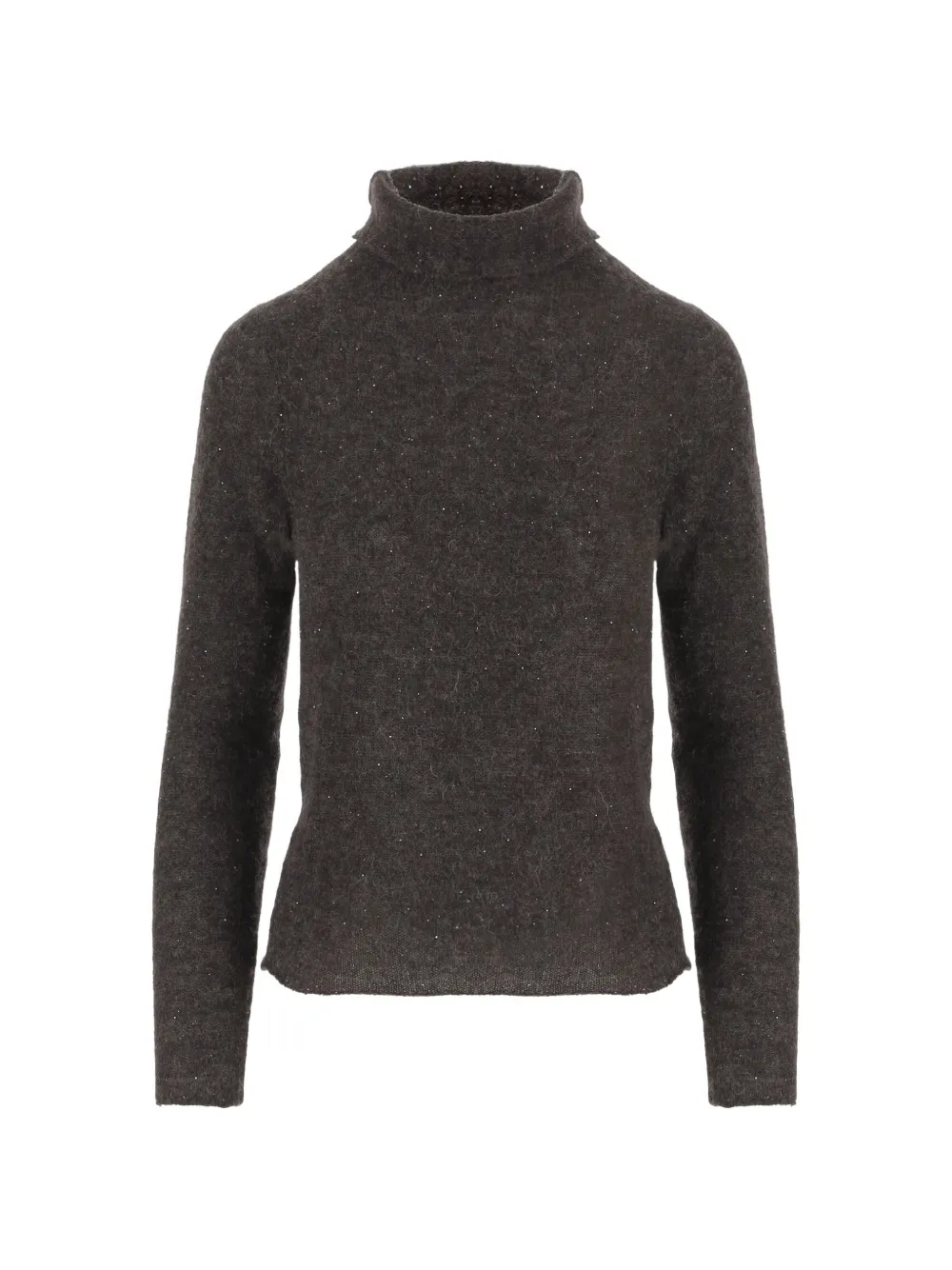 Bruno Manetti sequin-embellished roll-neck sweater - Grigio