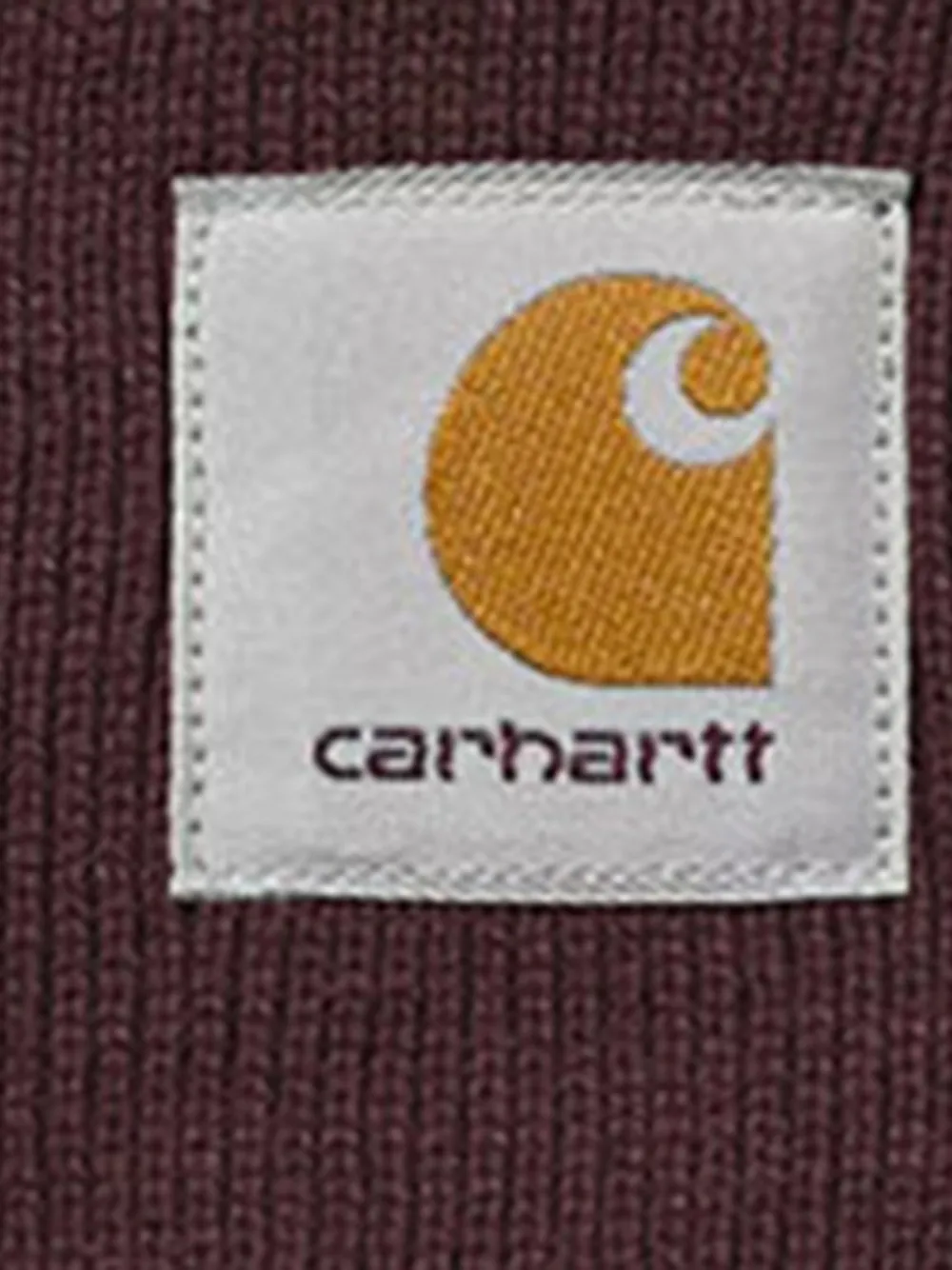 Carhartt WIP Watch muts met logo-patch Rood