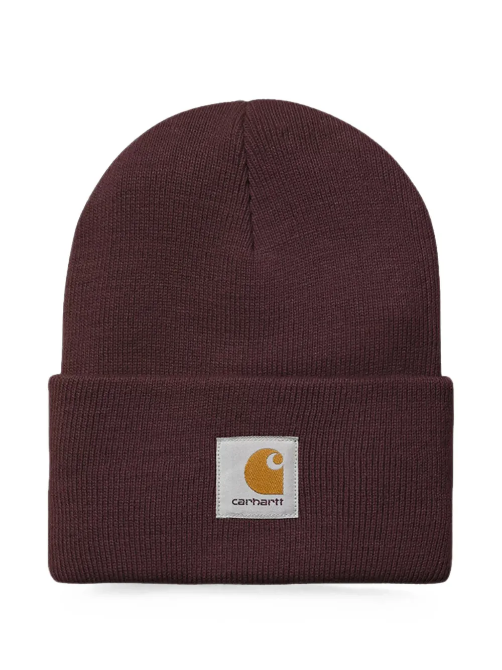 Carhartt WIP Watch logo-patch beanie hat - Rosso
