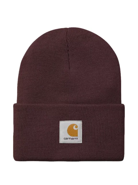 Carhartt WIP Watch logo-patch beanie hat