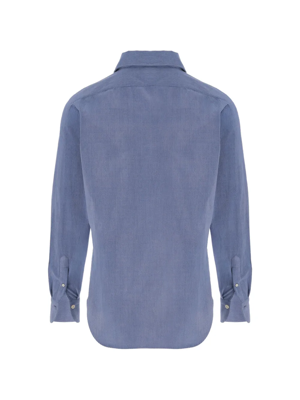 Finamore 1925 Napoli Fijngeribbeld katoenen T-shirt Blauw
