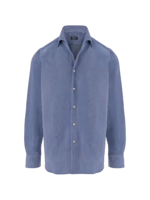 Finamore 1925 Napoli fine-ribbed cotton shirt