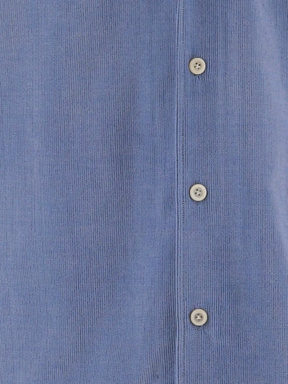 Finamore 1925 Napoli Fijngeribbeld katoenen T-shirt Blauw