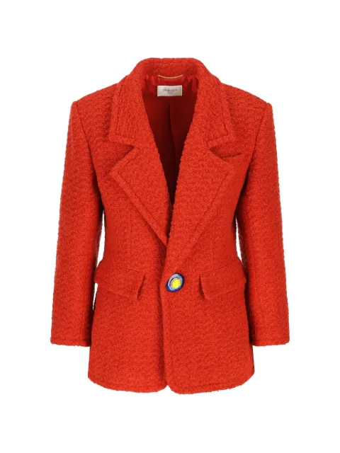 Saint Laurent single-breasted jacket in tweed