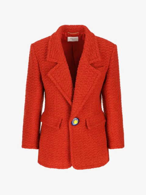 Saint Laurent single-breasted jacket in tweed