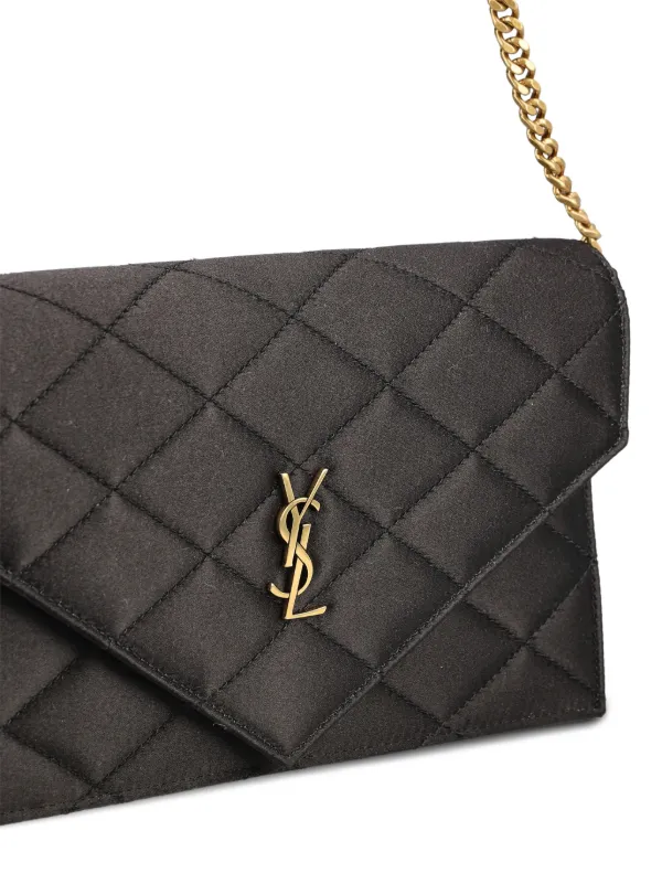 Saint Laurent Paris チェーンウォレット | ブラック | FARFETCH JP