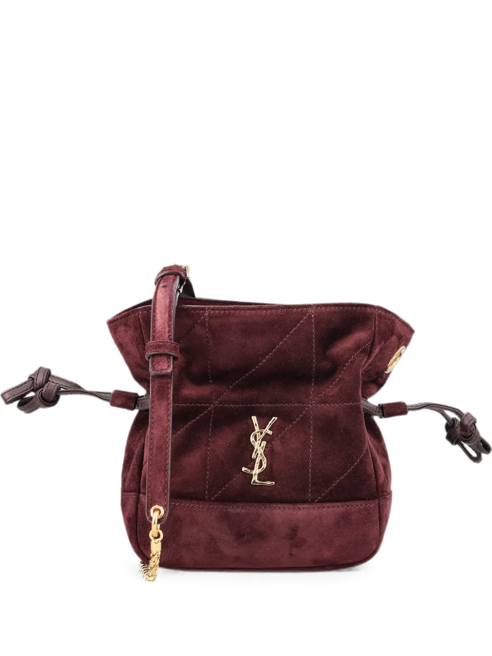 Saint Laurent Cassandre quilted cross body bag - Rot