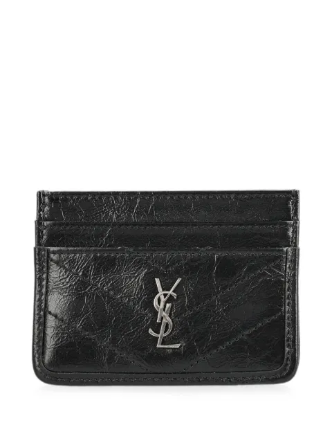 Saint Laurent porte-cartes Niki en cuir