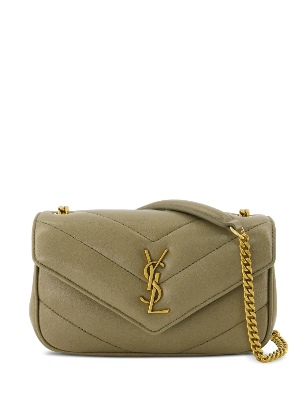 Saint Laurent Loulou mini bag in lambskin - Grün