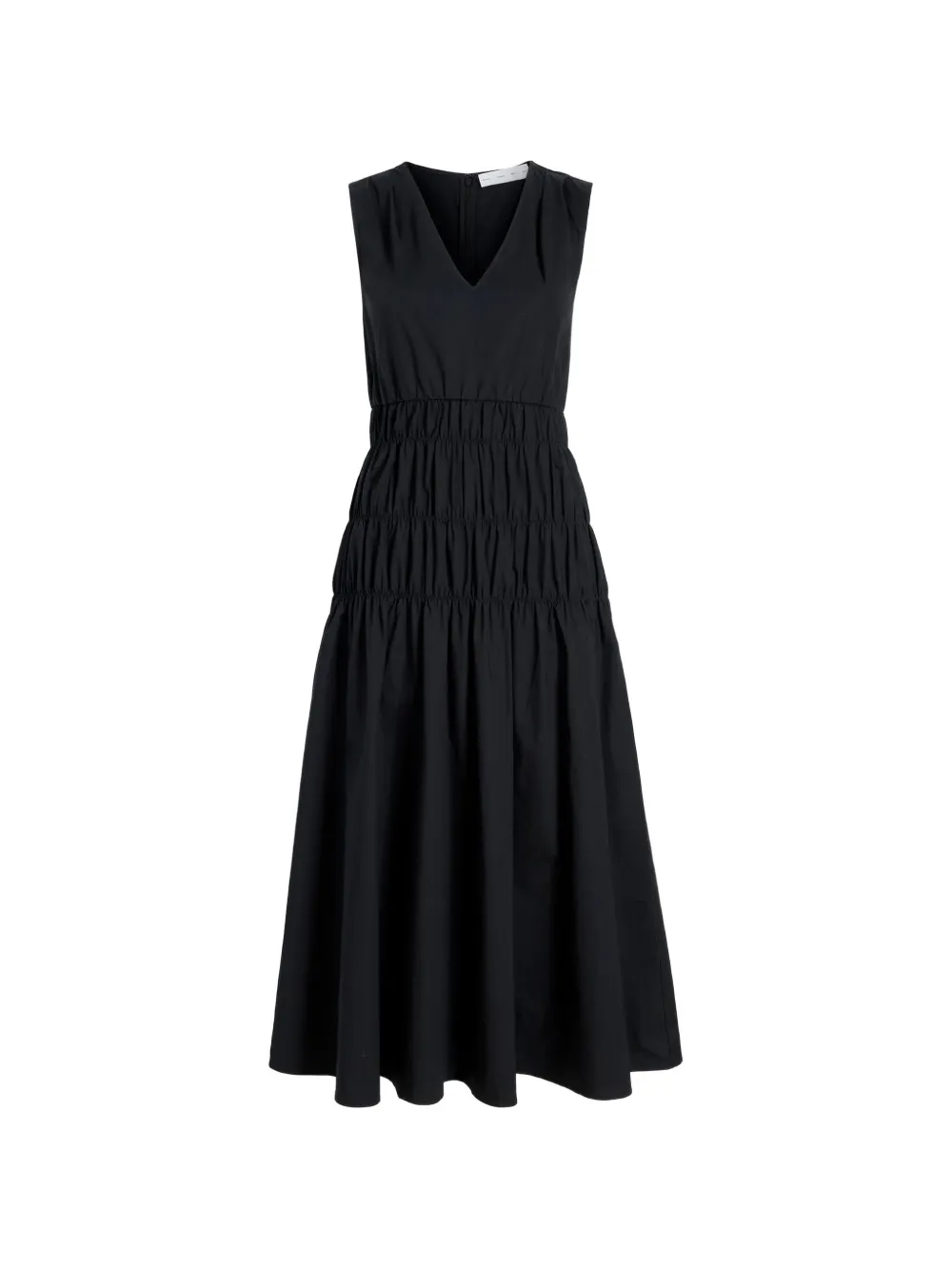 Proenza Schouler White Label Jenna tiered midi dress Zwart