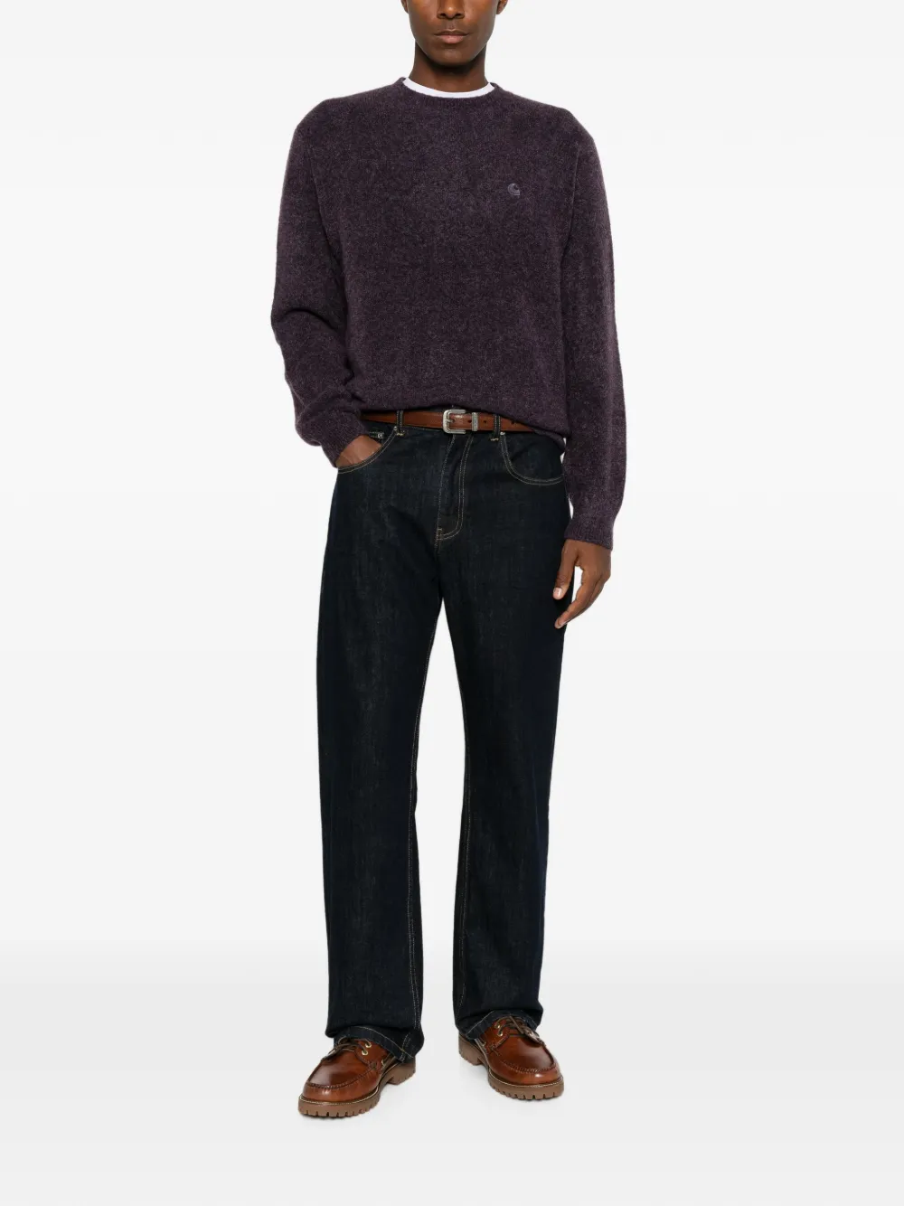 Carhartt WIP Curtis trui Paars