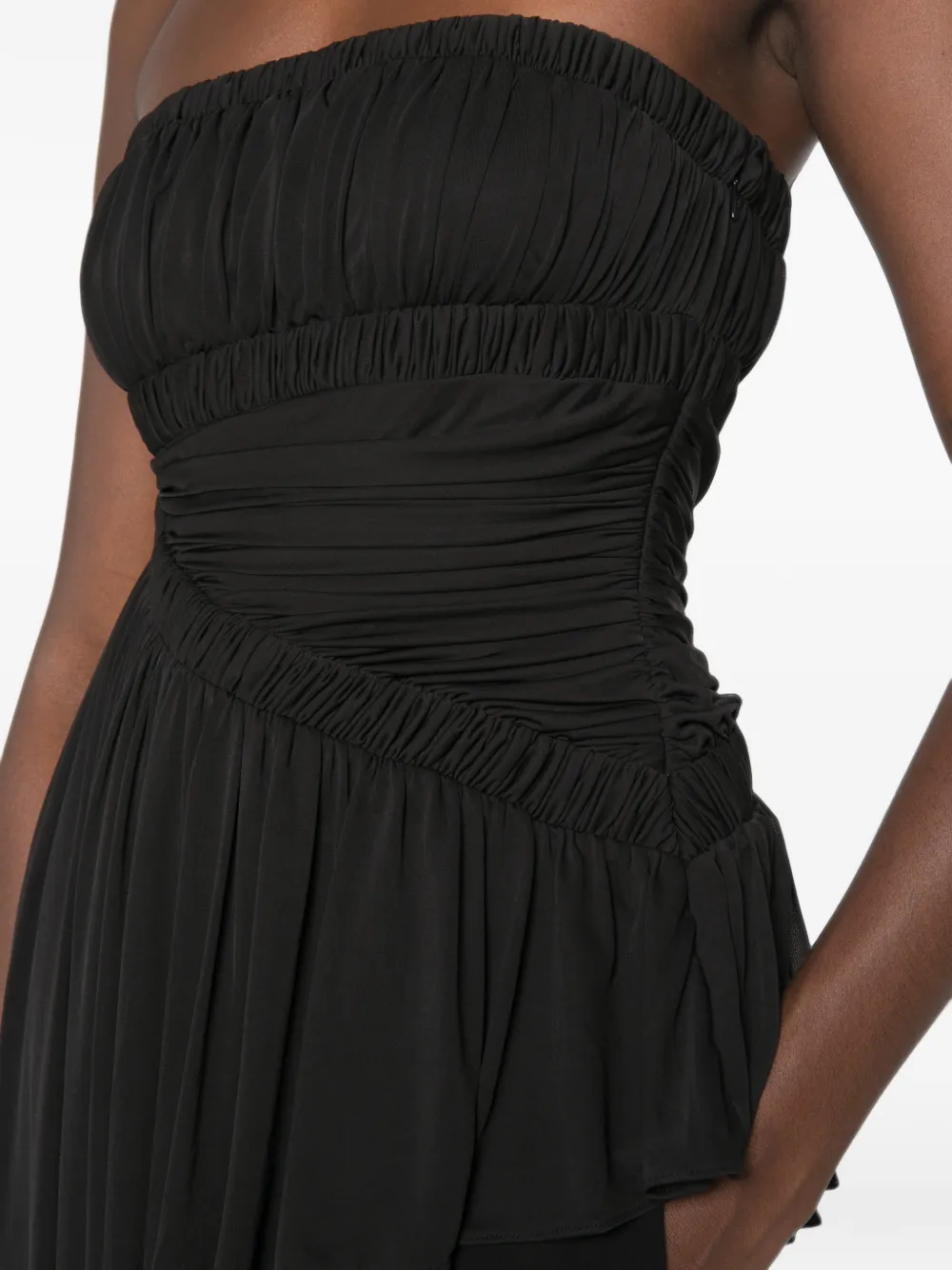 Christopher Esber Asymmetrische top Zwart