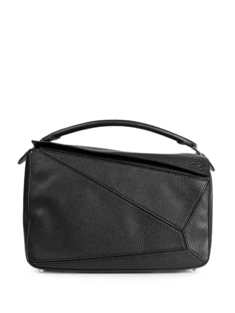 LOEWE large Puzzle bag in supple grained calfskin