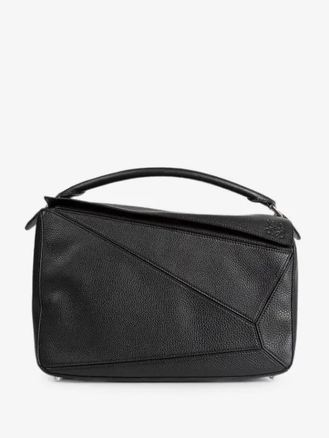 LOEWE large Puzzle bag in supple grained calfskin