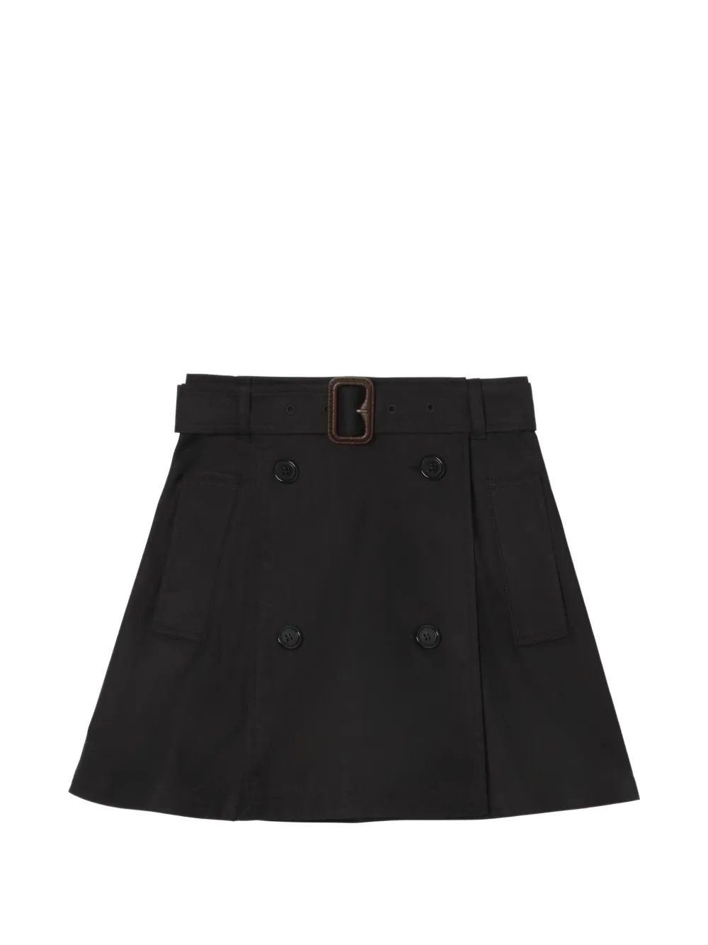 Burberry Kids Minigonna con cintura - Nero